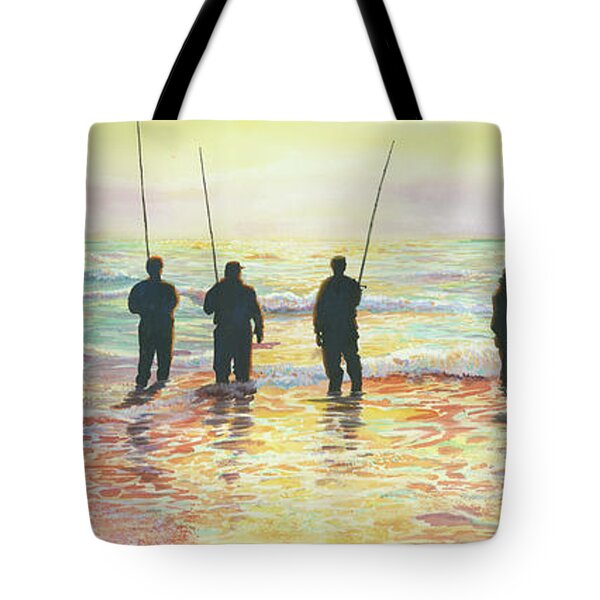 Surf Fishing Tote Bag by Chris N Rohrbach - Pixels