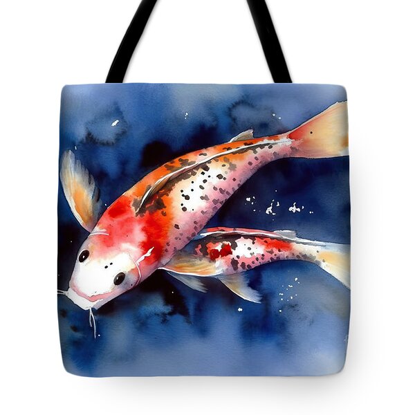Koi Fish Tote Bags for Sale - Pixels Merch