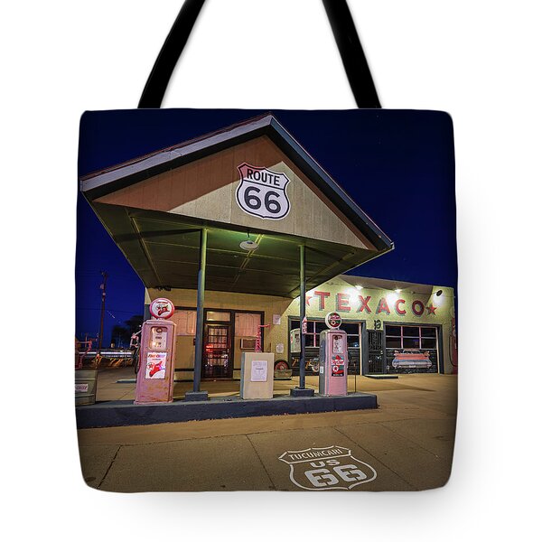  Photograph - Old Texaco Station on Route 66 by Tim Stanley