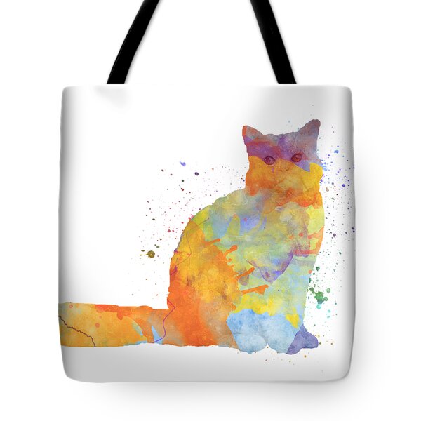Canvas Shopping Tote Bag Turkish Van Cat Head Silhouette Turkish Van Cat Beach Bags for Women