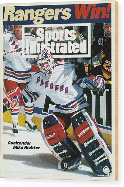 New York Rangers Rod Gilbert Sports Illustrated Cover Wood Print