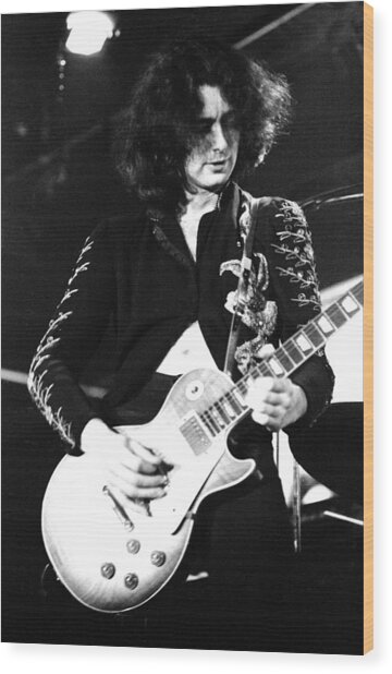 Led Zeppelin Jimmy Page 1972 Photograph By Chris Walter 
