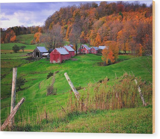 Jenne Farm-autumn Scenic From Reading Vermont Photograph by Expressive ...