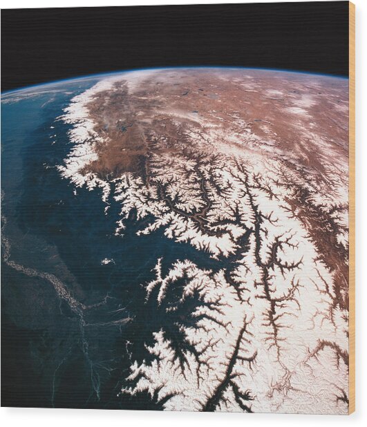 Landscape Of Earth Viewed From Space