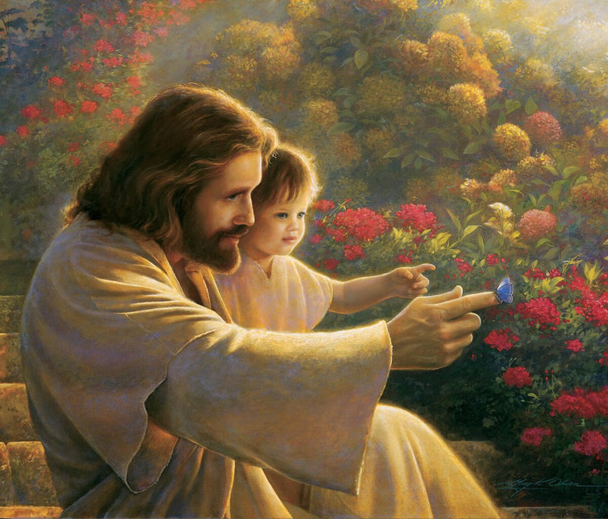 Precious In His Sight Tapestry for Sale by Greg Olsen