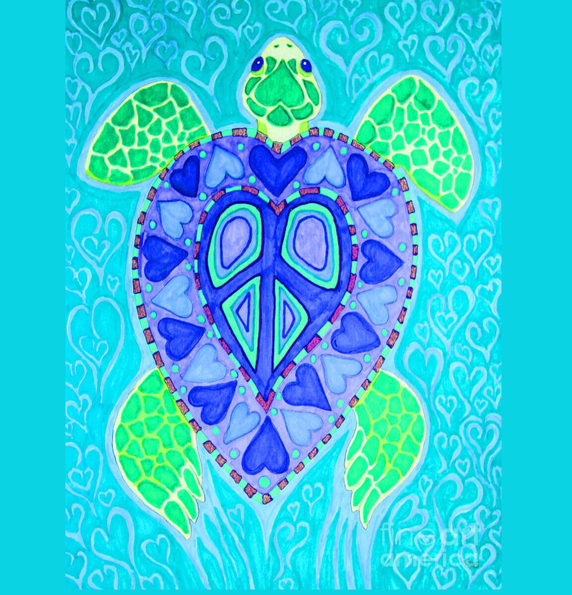 Sea Turtle Swim Shower Curtain for Sale by Nick Gustafson
