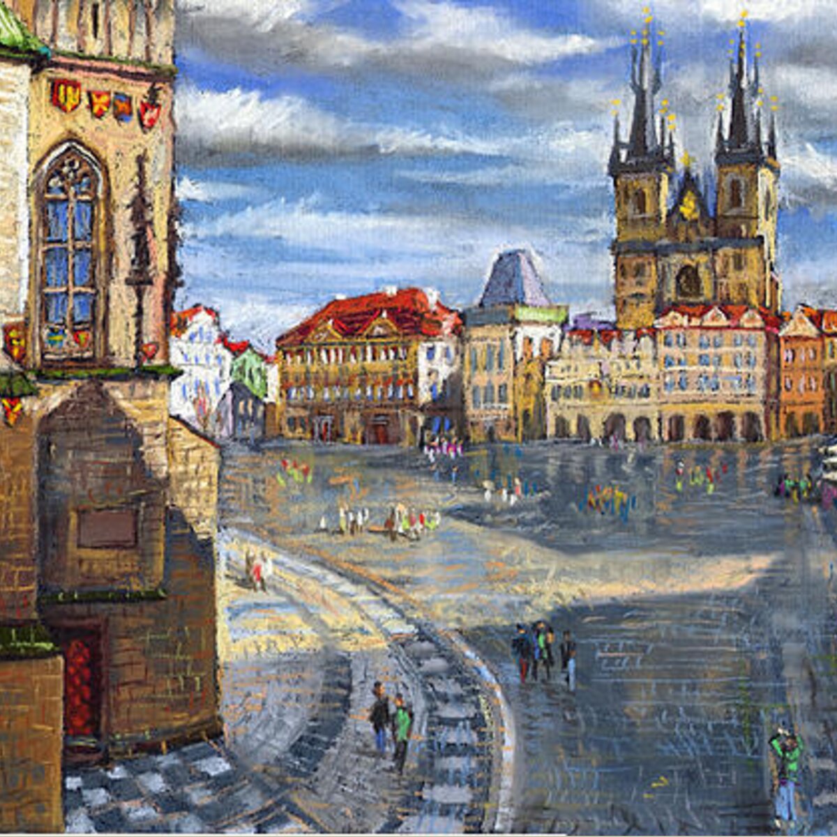Prague Old Town Squere Tote Bag for Sale by Yuriy Shevchuk