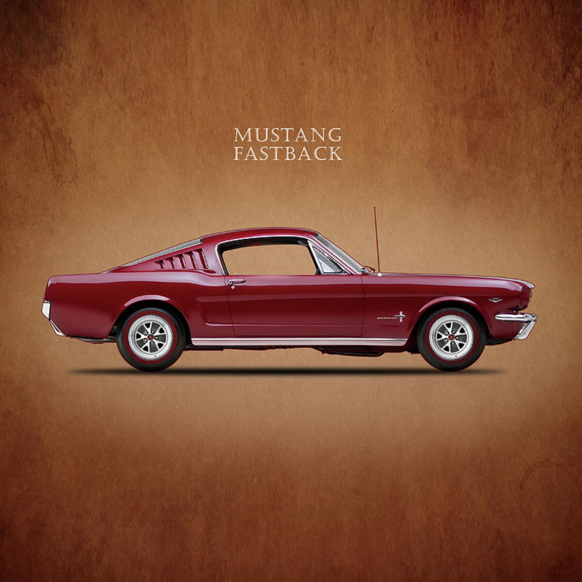Ford Mustang Fastback 1965 Round Beach Towel for Sale by Mark Rogan