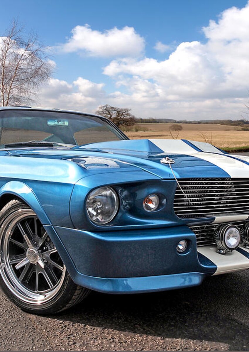 Blue Skies Cruising - 1967 Eleanor Mustang Spiral Notebook for Sale by ...
