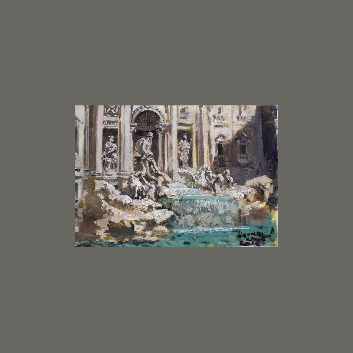 Fontana di Trevi Rome Duvet Cover for Sale by Ylli Haruni