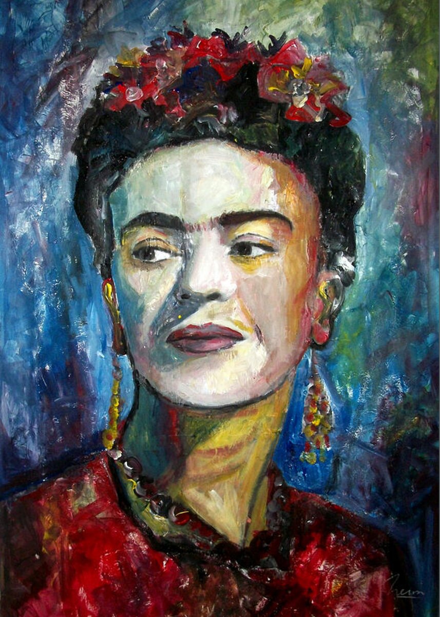 Frida Kahlo Greeting Card for Sale by Marcelo Neira