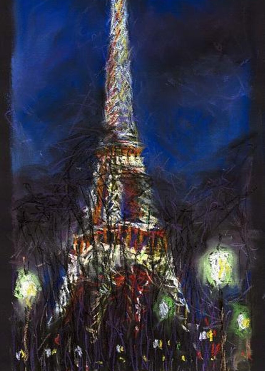 Paris Tour Eiffel Greeting Card for Sale by Yuriy Shevchuk