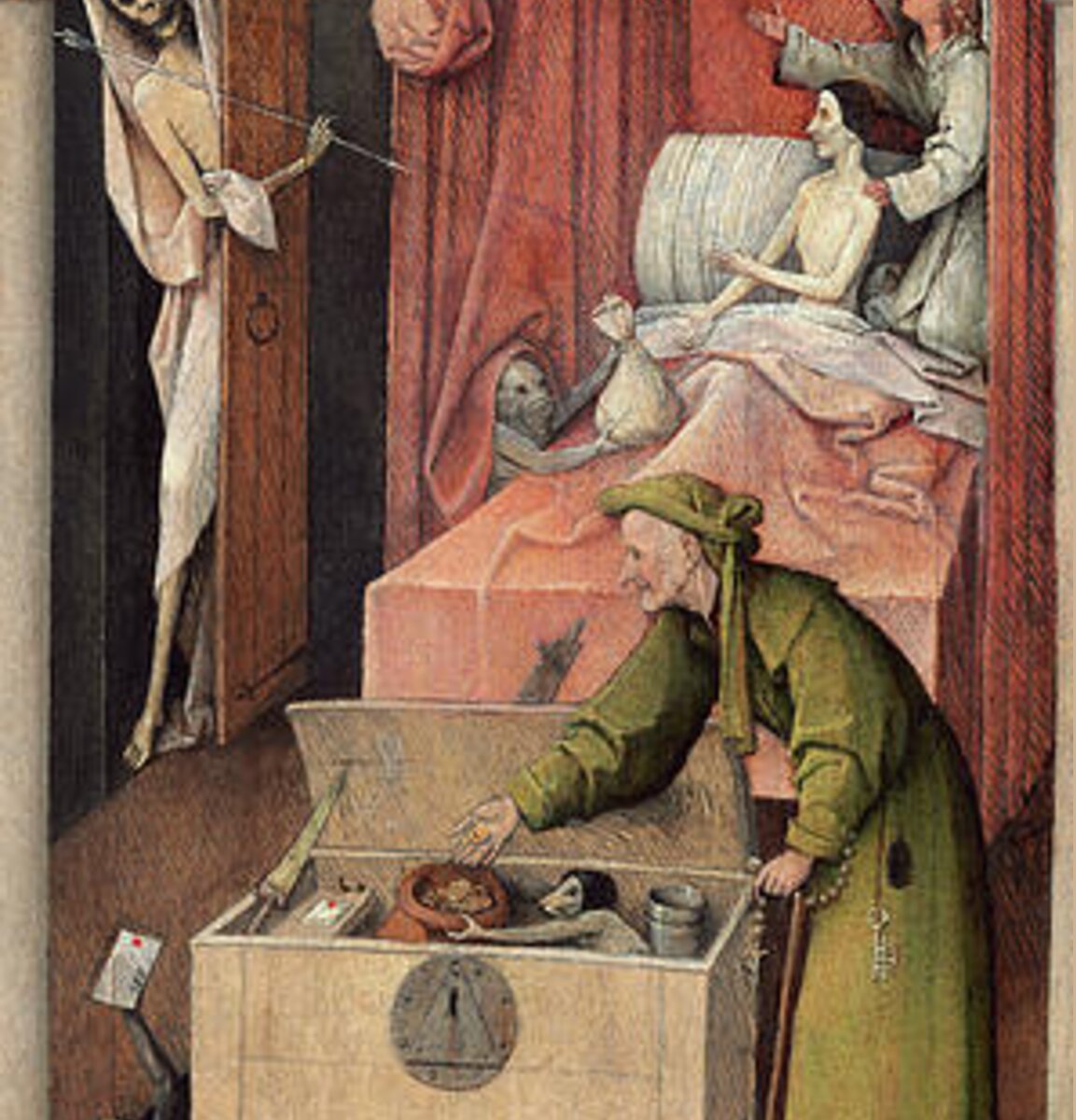 Hieronymus bosch death and the miser