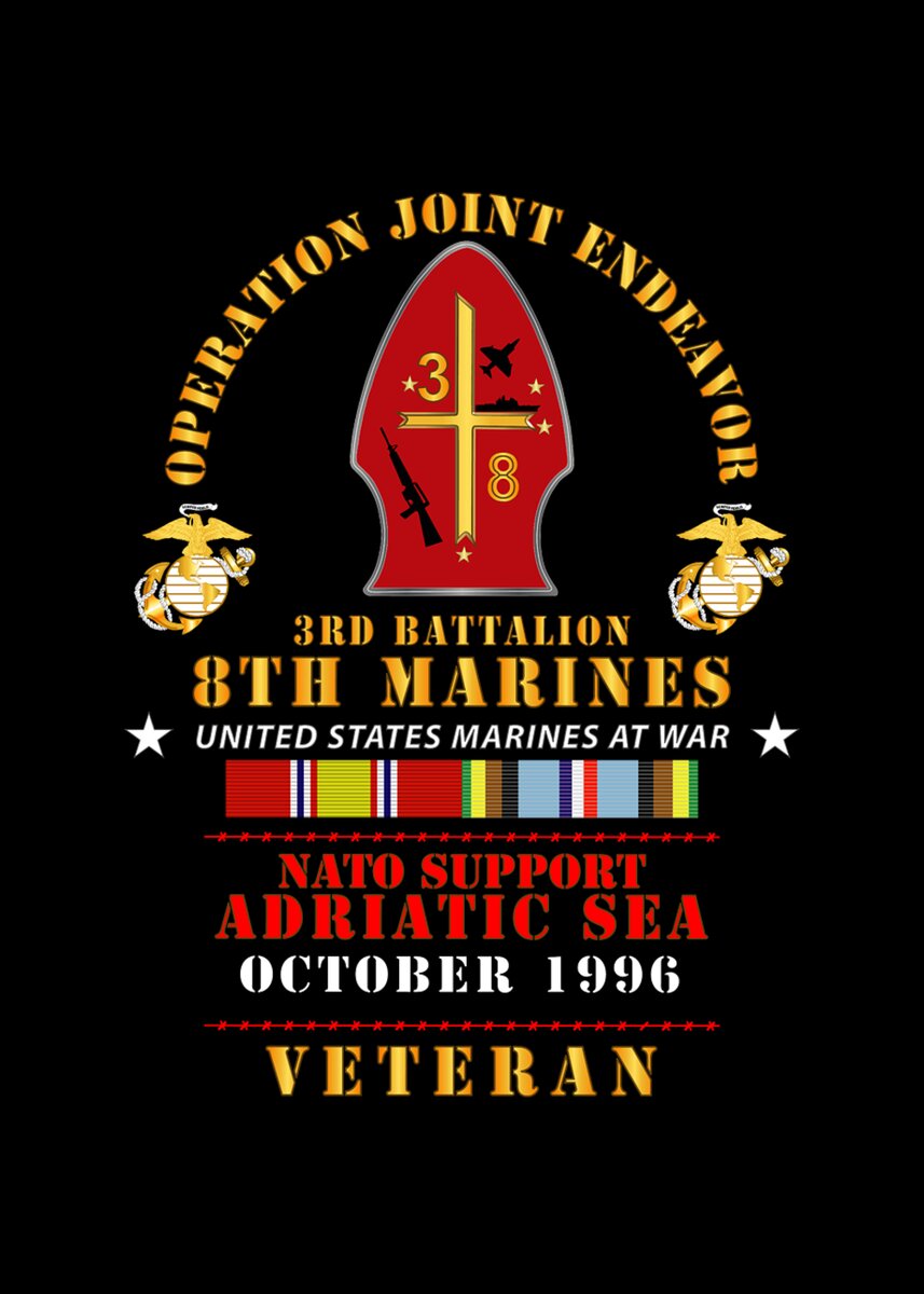USMC - Operation Joint Endeavor - Adriatic Sea - 3rd Bn, 8th Marines ...