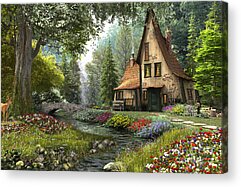 Cottage Gardens Acrylic Prints