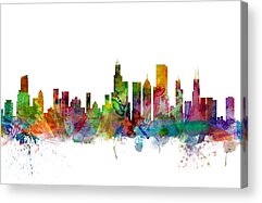 Chicago Digital Art Acrylic Prints