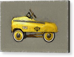 Retro Toy Cars Acrylic Prints