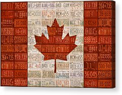 Canada Flag Acrylic Prints