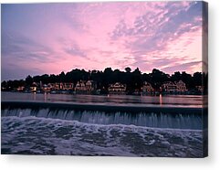 The Lights Of Boathouse Row Acrylic Prints