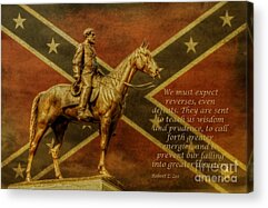 Statue Of Confederate Soldier Acrylic Prints