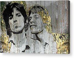 The Glimmer Twins Mick Jagger And Keith Richards Acrylic Prints