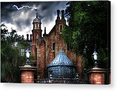 The Headless Hatbox Ghost Acrylic Print by Mark Andrew Thomas - Pixels