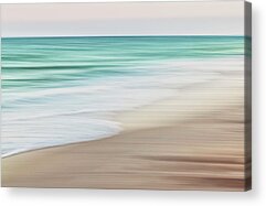 Ethereal Beach Scene Digital Art Acrylic Prints