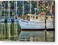 Shrimpboat Acrylic Prints