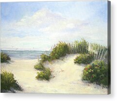 Sand Dunes Paintings Acrylic Prints