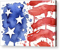 Independence Day Flag Acrylic Prints