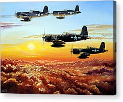Air Force Paintings Acrylic Prints