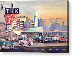 Ford Mustang Paintings Acrylic Prints