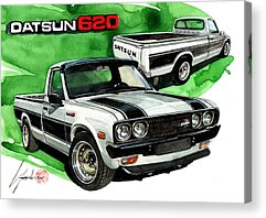 Datsun Truck Acrylic Prints