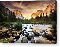 Physical Geography Acrylic Prints