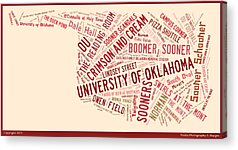 Oklahoma University Acrylic Prints