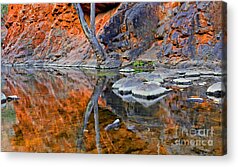 Serpentine Creek Outback Landscape Central Australia Australian Landscapes Acrylic Prints