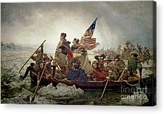 American Flag Paintings Acrylic Prints