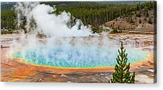  Photograph - Grand Prismatic Pano by Tim Stanley