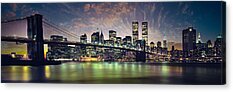 Twin Towers Nyc Acrylic Prints