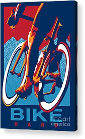 Red Bicycle Acrylic Prints