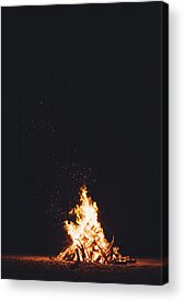 Fire Wood Photos Acrylic Prints