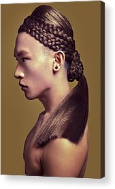 Designs Similar to Topless Man in Braided Hair 