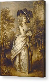 Duchess Of Devonshire Paintings Acrylic Prints