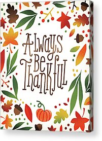 Happy Thanksgiving Acrylic Prints