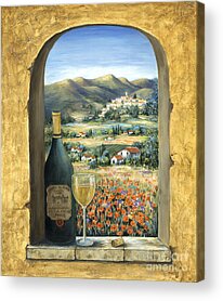 Tuscany Vineyards Acrylic Prints