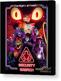 FNAF security breach (Gregory and freddy plush) - Chibi - Posters