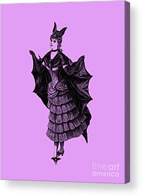 Purple Robe Digital Art Acrylic Prints