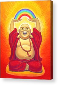 Happy Buddha Acrylic Prints