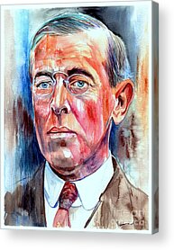 Woodrow Wilson Acrylic Prints