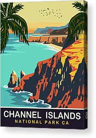 English Channel Acrylic Prints